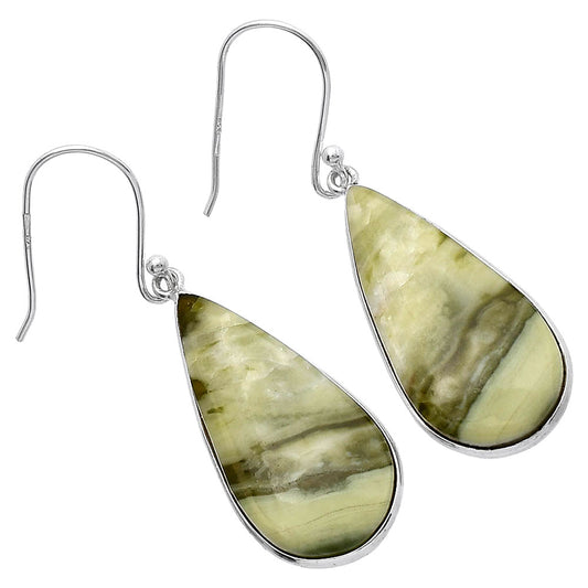 Natural Serpentine Earrings E-1001 SDE79351