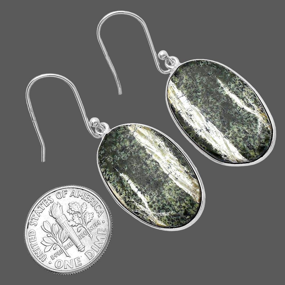 Natural Chrysotile Earrings E-1001 SDE79444