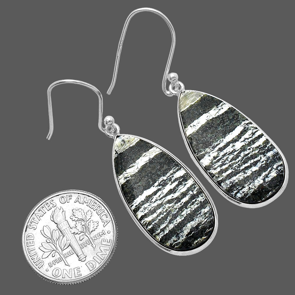 Natural Chrysotile Earrings E-1001 SDE79445