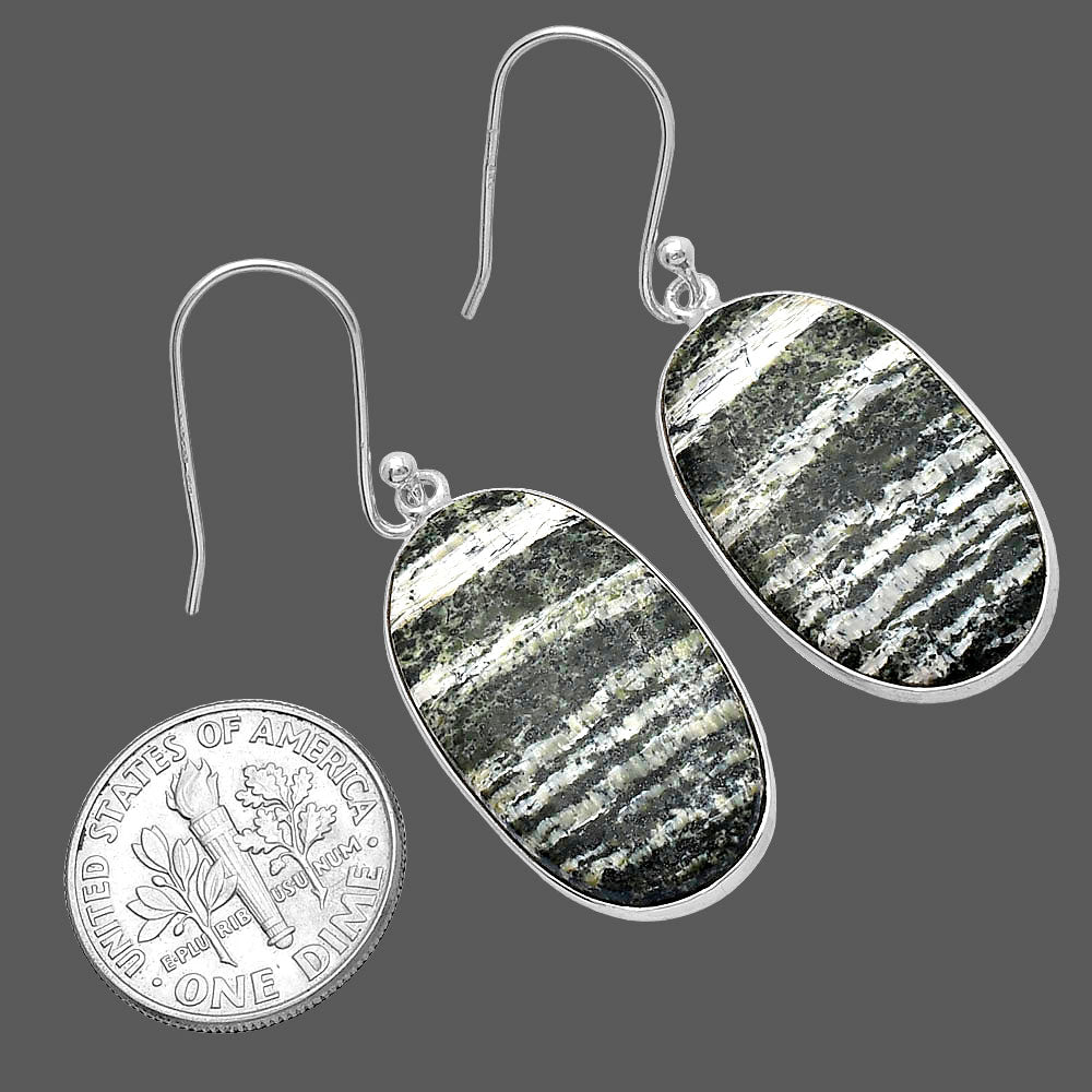 Natural Chrysotile Earrings E-1001 SDE79451
