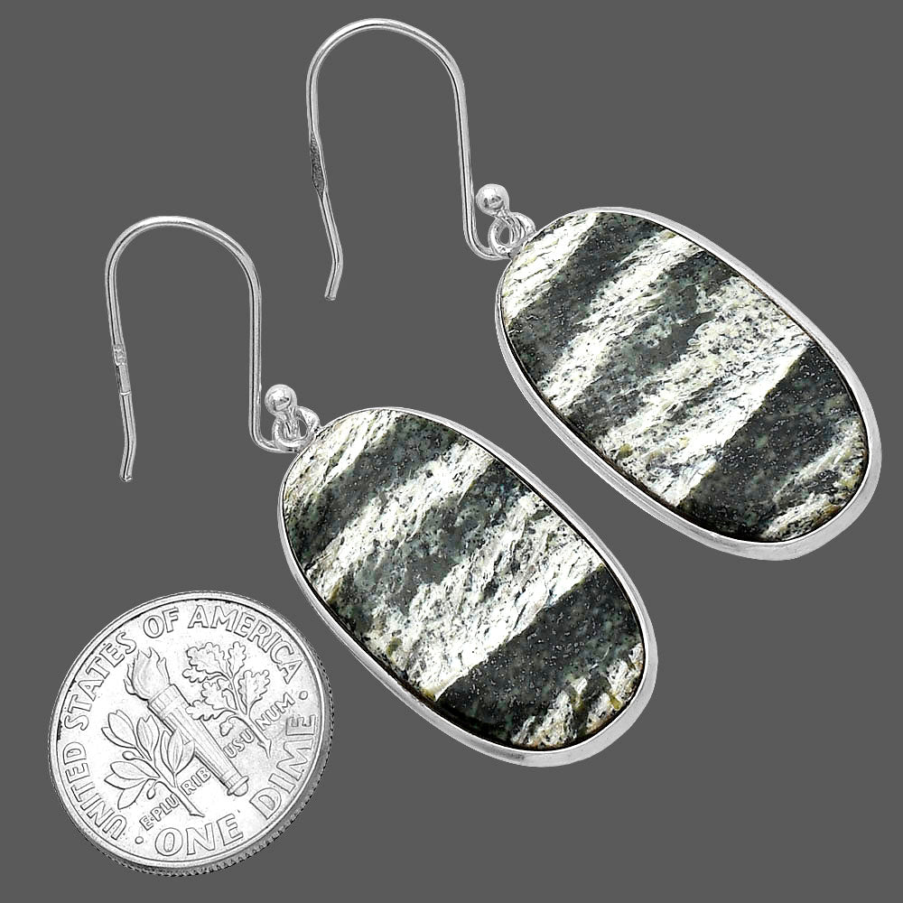 Natural Chrysotile Earrings E-1001 SDE79455