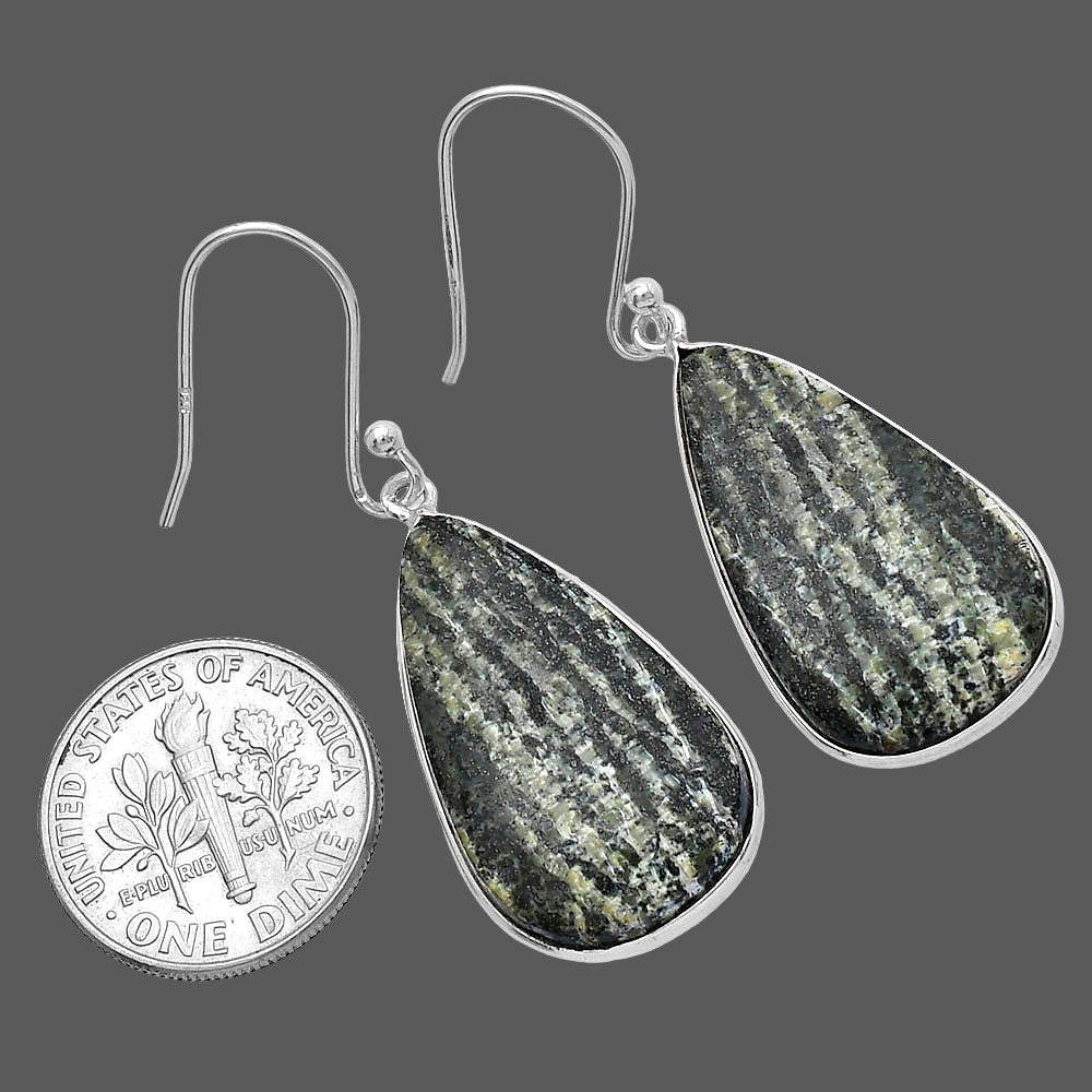 Natural Chrysotile Earrings E-1001 SDE79457