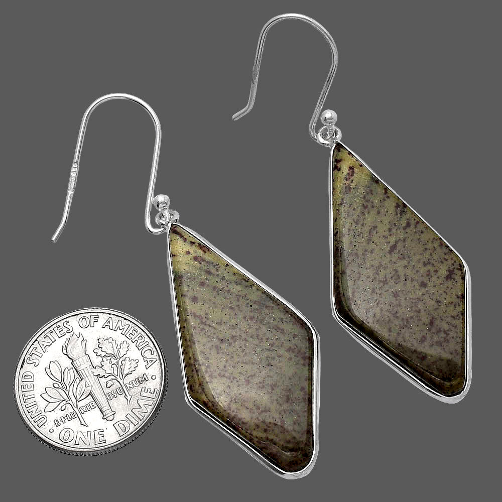 Natural Australian Imperial Jasper Earrings E-1001 SDE79604