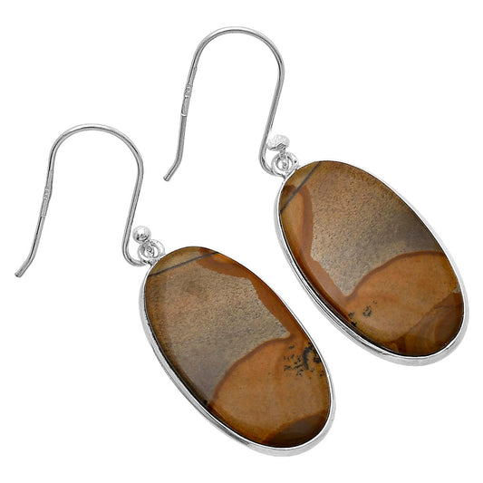 Natural Picture Jasper Earrings E-1001 SDE79895