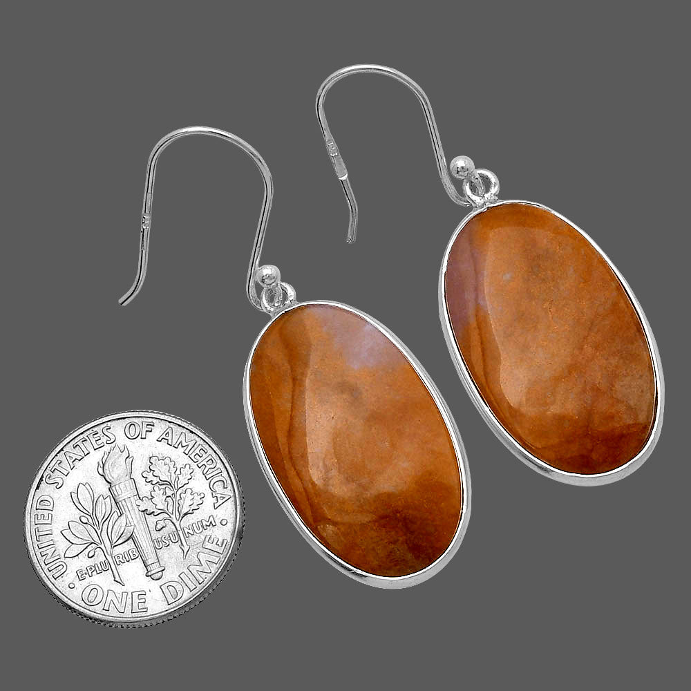 Natural Honey Aragonite Earrings E-1001 SDE80008