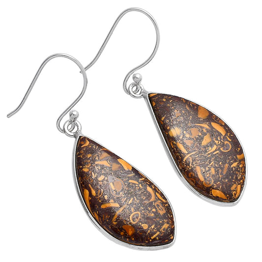 Coquina Fossil Jasper - India Earrings E-1001 SDE80172