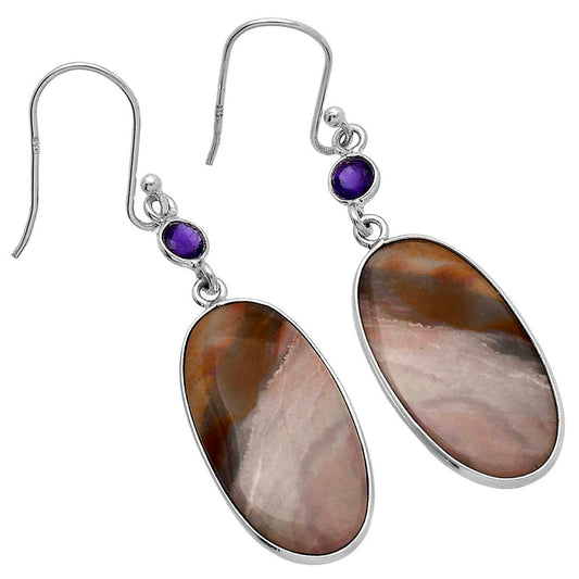 Imperial Dedise Jasper & Amethyst Earrings E-1002 SDE80775