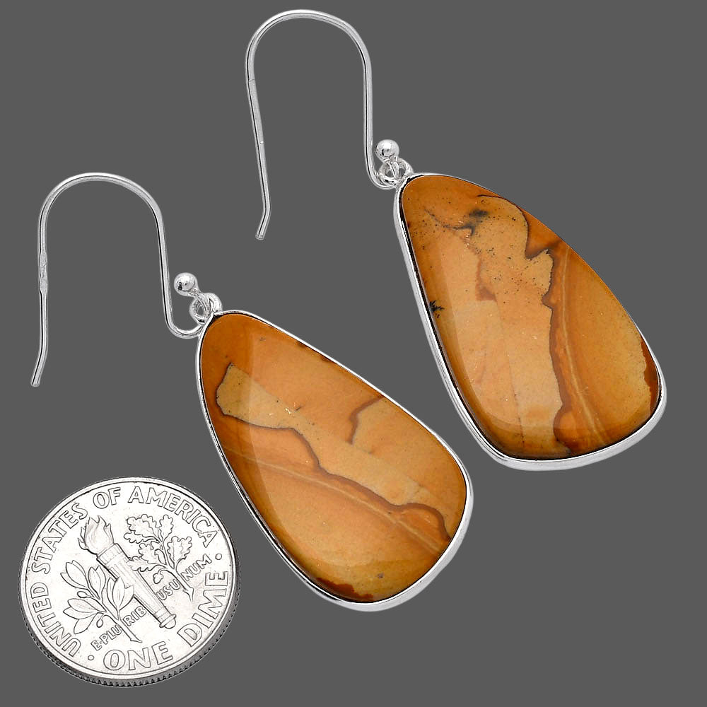 Natural Picture Jasper Earrings E-1001 SDE81774