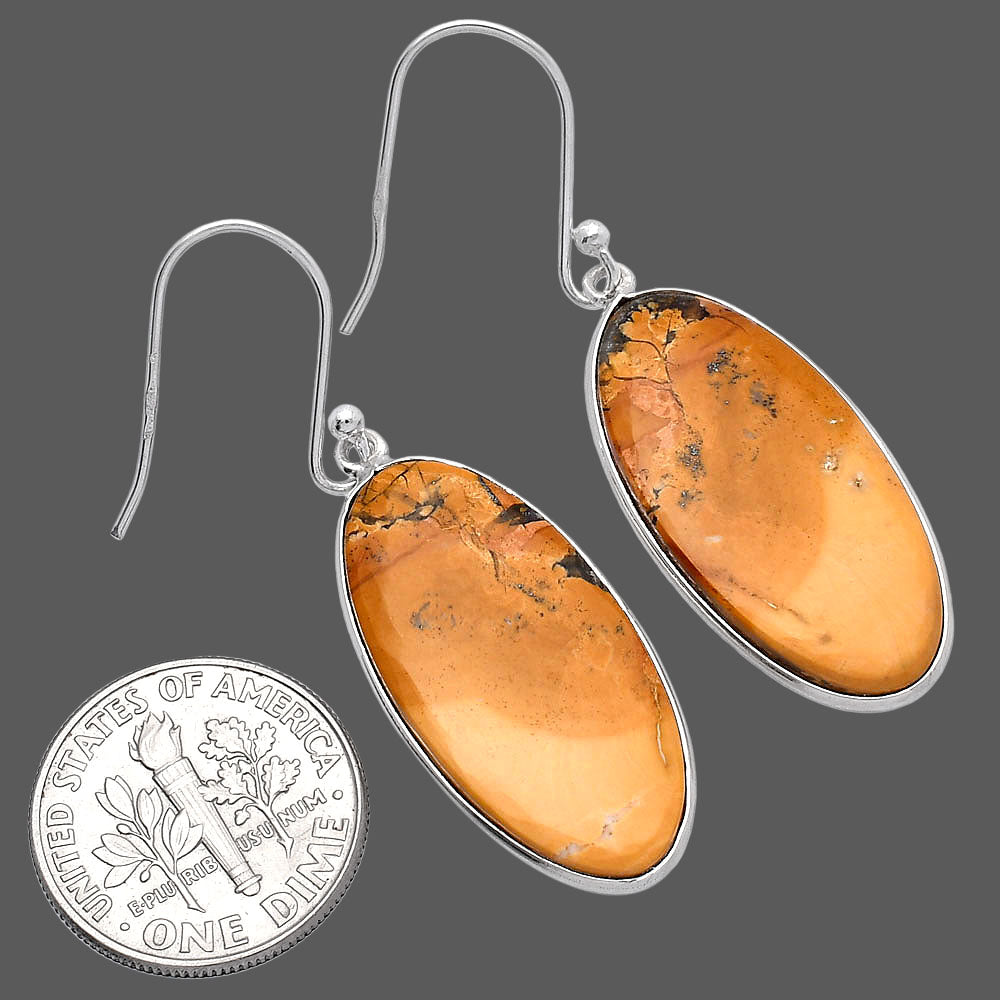 Natural Picture Jasper Earrings E-1001 SDE81783