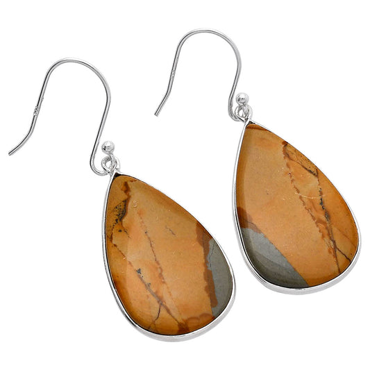 Natural Picture Jasper Earrings E-1001 SDE81784