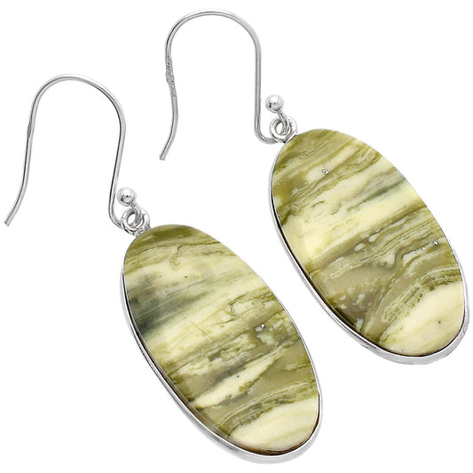 Natural Serpentine Earrings E-1001 SDE81826