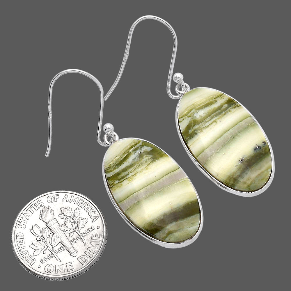 Natural Serpentine Earrings E-1001 SDE81828