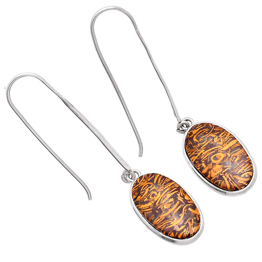 Coquina Fossil Jasper - India Earrings E-1076 SDE81879