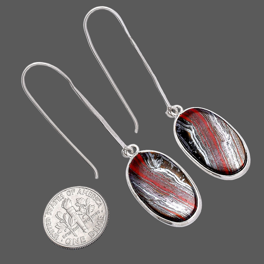 Natural Iron Tiger Eye Earrings E-1076 SDE81882