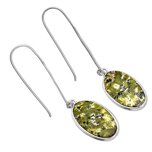 Natural Serpentine Earrings E-1076 SDE81887