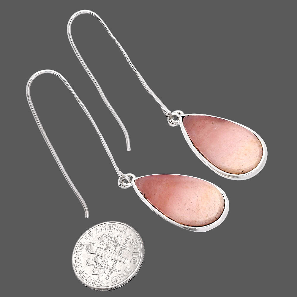Natural Pink Aventurine Earrings E-1076 SDE81936