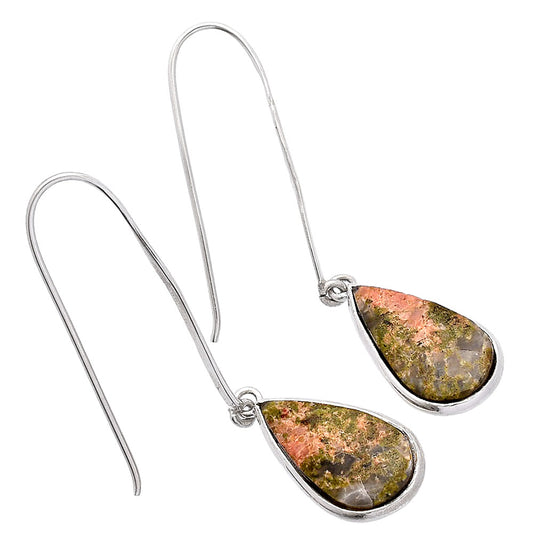 Natural Unakite Earrings E-1076 SDE81943