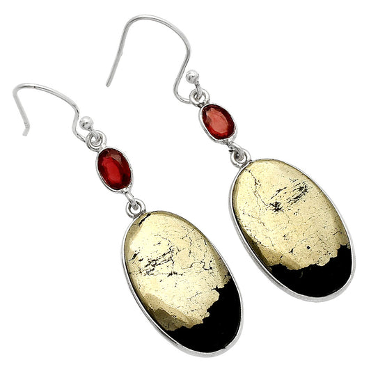 Apache Gold Healer's Gold & Garnet Earrings E-1002 SDE82230