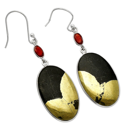 Apache Gold Healer's Gold & Garnet Earrings E-1002 SDE82345