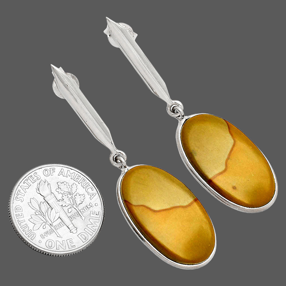 Natural Picture Jasper Earrings E-1078 SDE83404