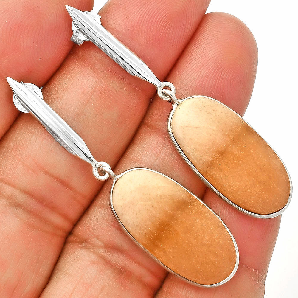 Natural Orange Aventurine Earrings E-1078 SDE83425