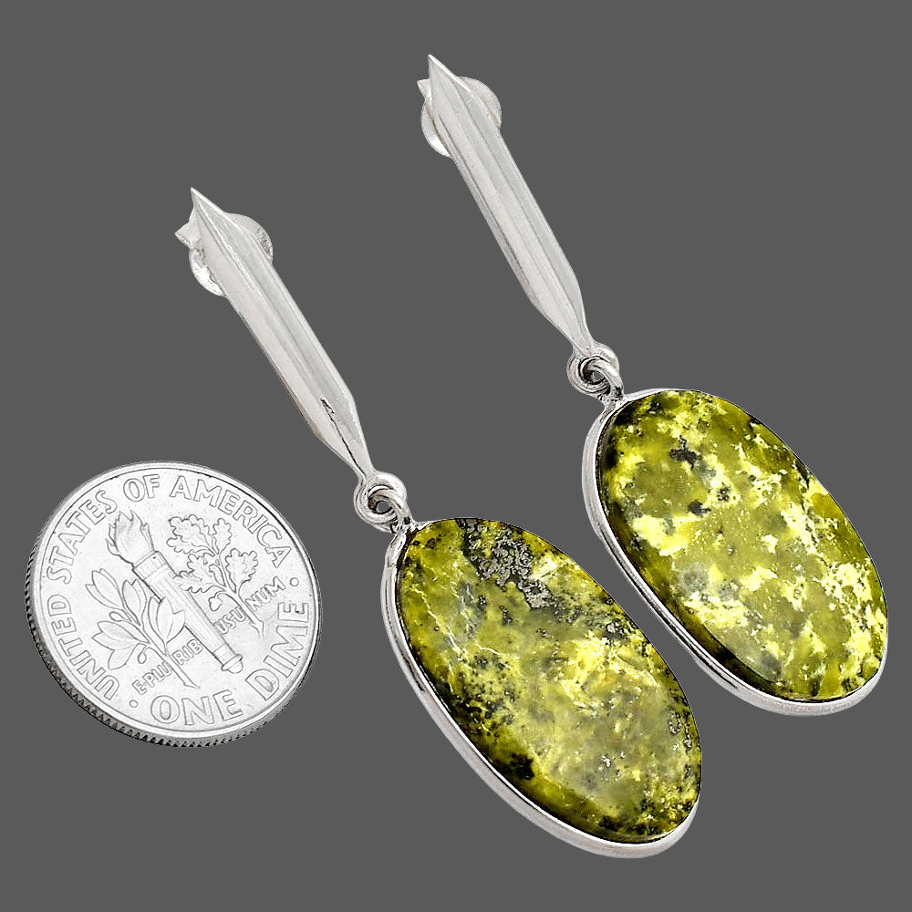 Natural Serpentine Earrings E-1078 SDE83455