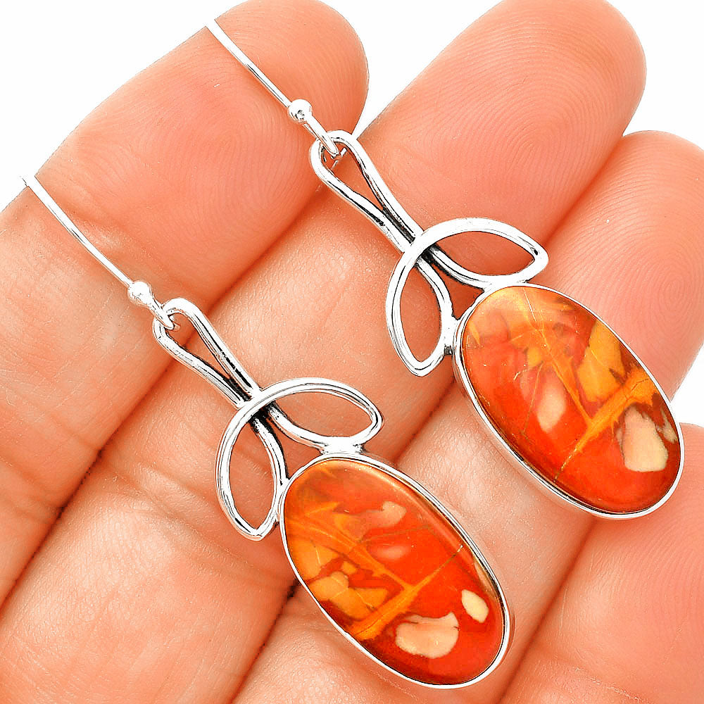 Natural Noreena Jasper Earrings E-1197 SDE83723