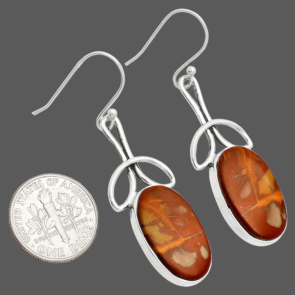Natural Noreena Jasper Earrings E-1197 SDE83723