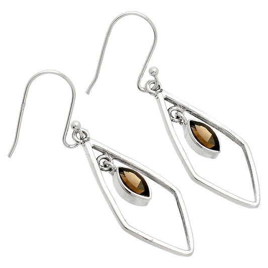 Natural Smoky Quartz - Brazil Earrings E-1216 SDE83796