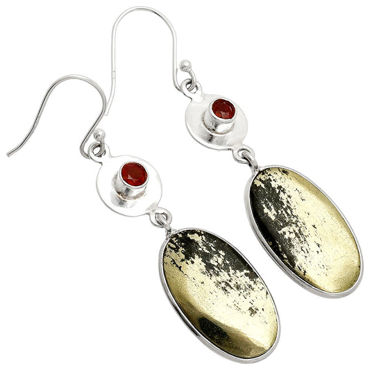 Apache Gold Healer's Gold & Garnet Earrings E-1081 SDE83904