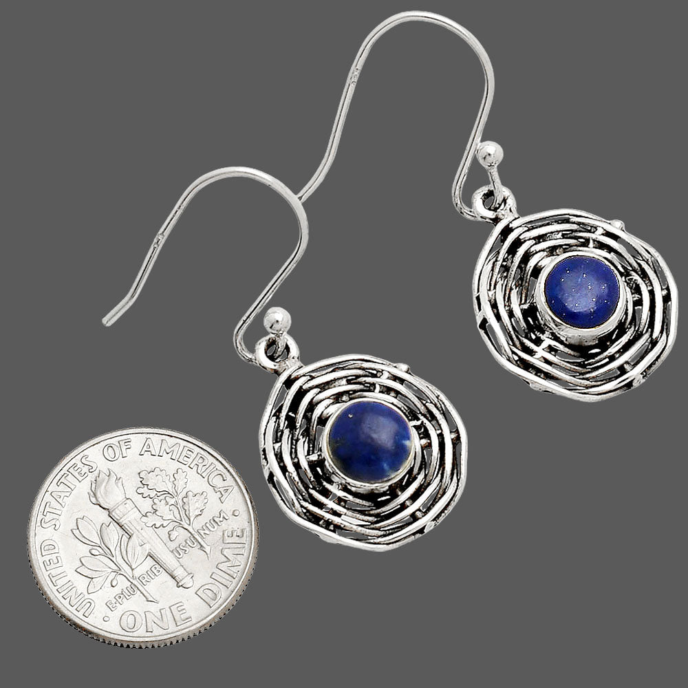 Natural Lapis Lazuli - Afghanistan Earrings E-1222 SDE84262