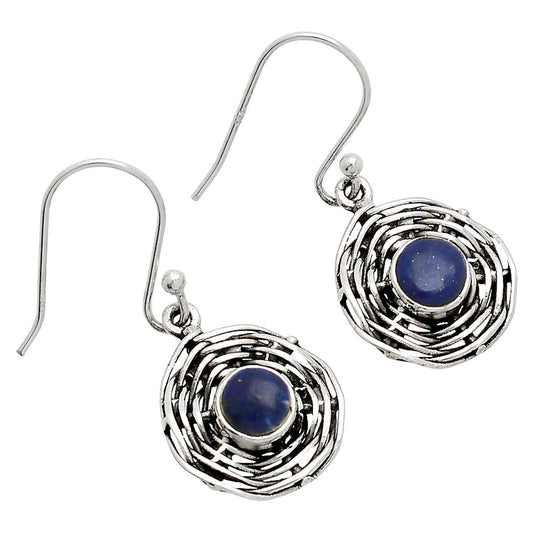 Natural Lapis Lazuli - Afghanistan Earrings E-1222 SDE84262