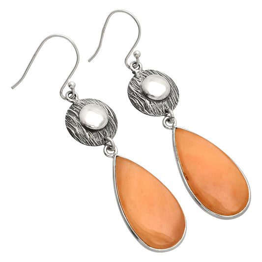 Natural Pink Aventurine Earrings E-1077 SDE84281
