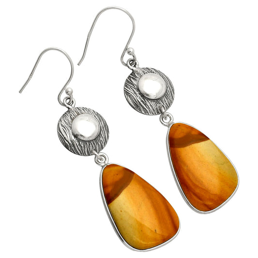 Natural Picture Jasper Earrings E-1077 SDE84289
