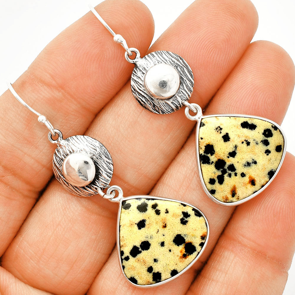 Natural Dalmatian Earrings E-1077 SDE84311