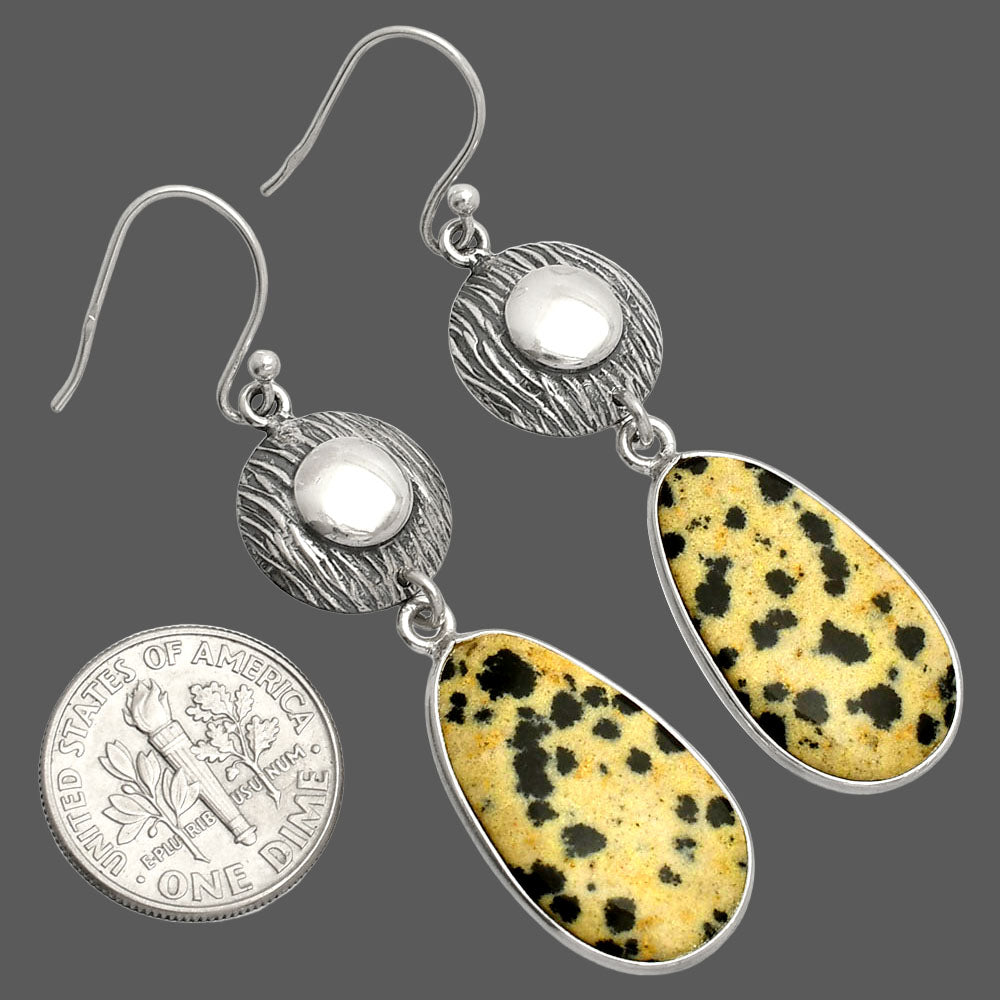 Natural Dalmatian Earrings E-1077 SDE84320
