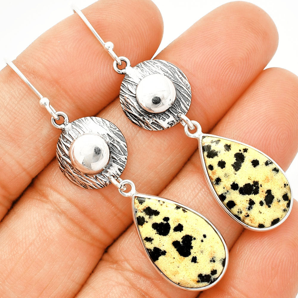 Natural Dalmatian Earrings E-1077 SDE84339