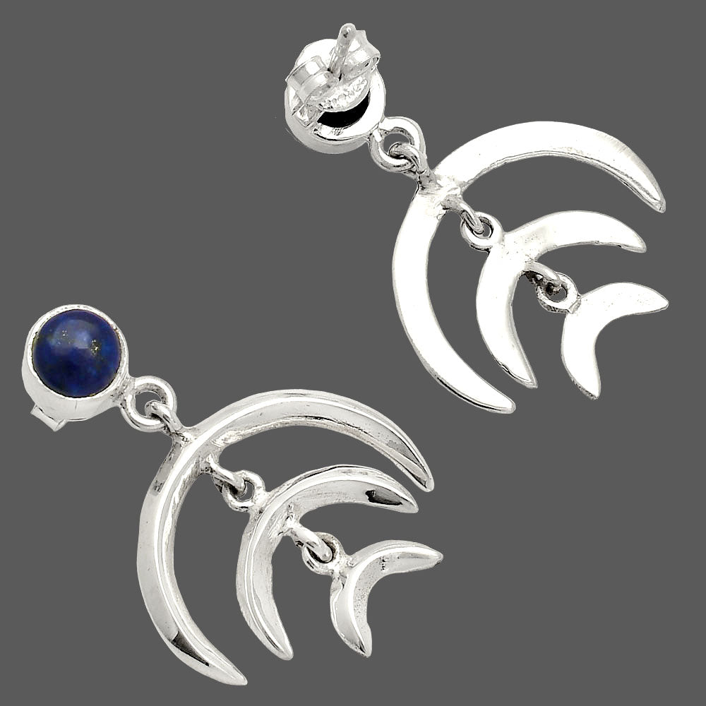 Natural Lapis Lazuli - Afghanistan Earrings E-1249 SDE84365