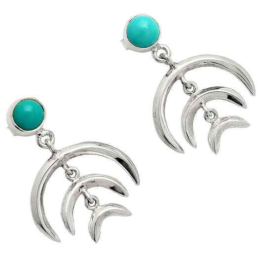 Sleeping Beauty Turquoise - USA Earrings E-1249 SDE84374