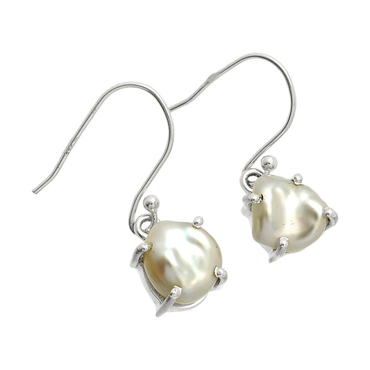 Natural Fresh Water Biwa Pearl Earrings E-1021 SDE84518
