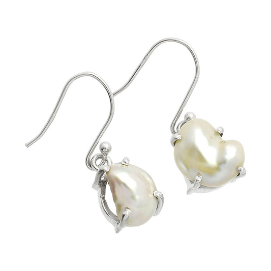 Natural Fresh Water Biwa Pearl Earrings E-1021 SDE84543