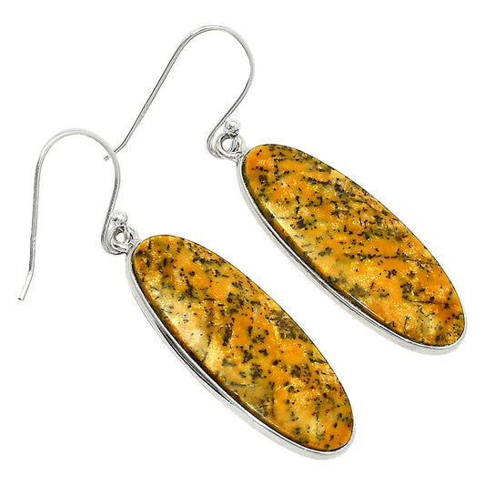 Natural Honey Dendritic Opal Earrings E-1001 SDE84917
