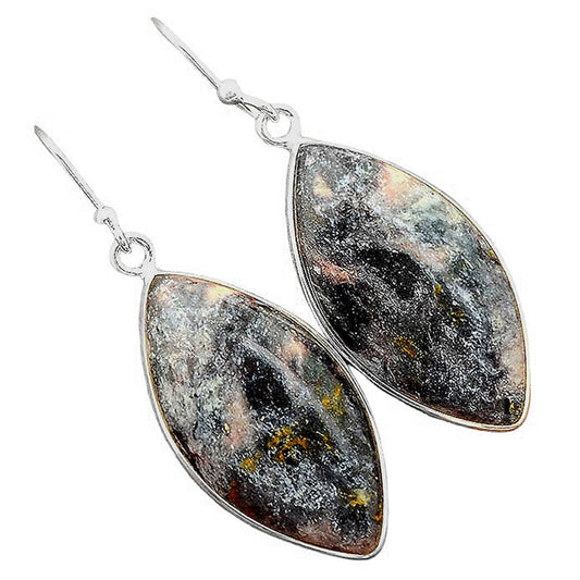 Natural Indian Blanket Jasper Earrings E-1001 SDE86170