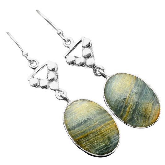 Natural Blue Aragonite Earrings E-1094 SDE86215