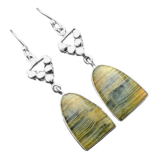 Natural Blue Aragonite Earrings E-1094 SDE86221