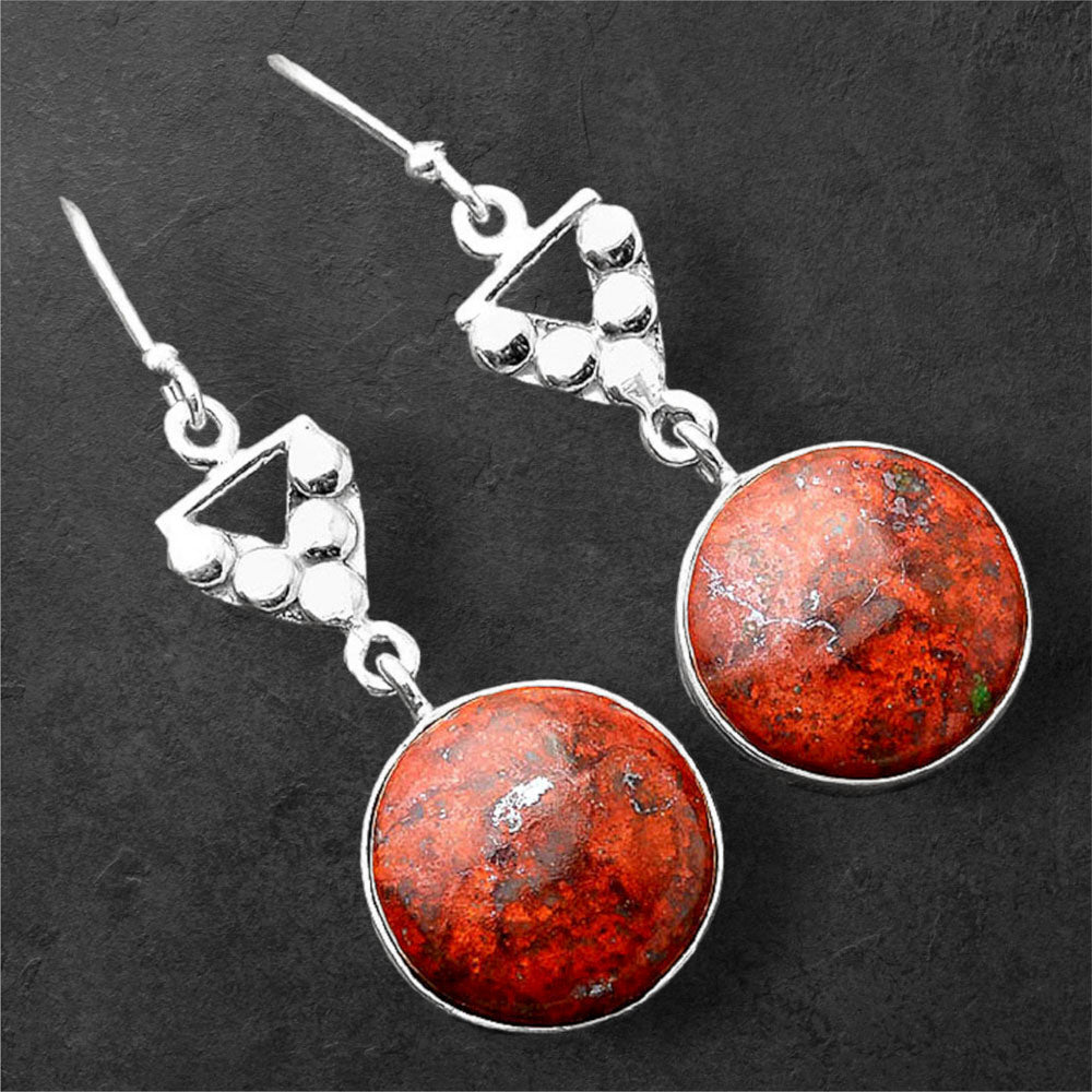 Sonora Sunrise - Cuprite Blood Earrings E-1094 SDE86226
