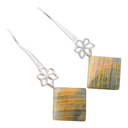 Natural Blue Aragonite Earrings E-1205 SDE86280