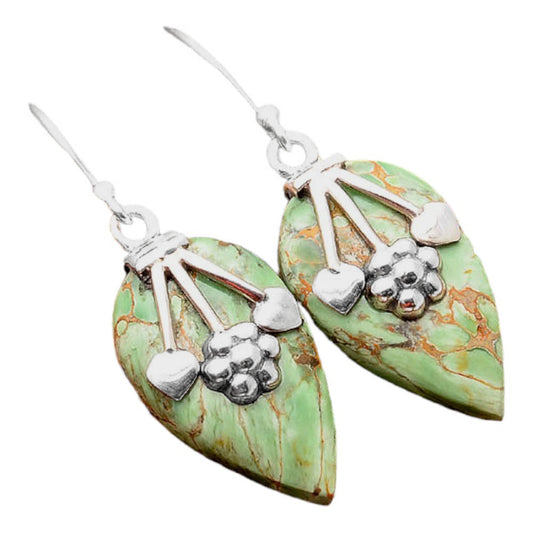 Natural Australian Variscite Earrings E-1233 SDE86296