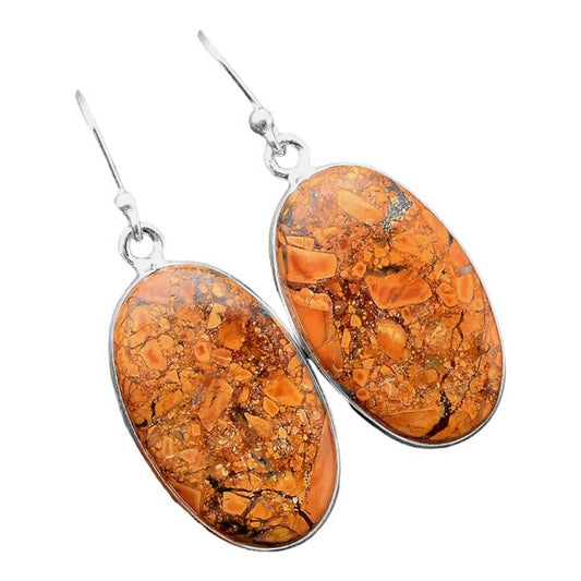 Natural Maligano Jasper - Indonesia Earrings E-1001 SDE86427