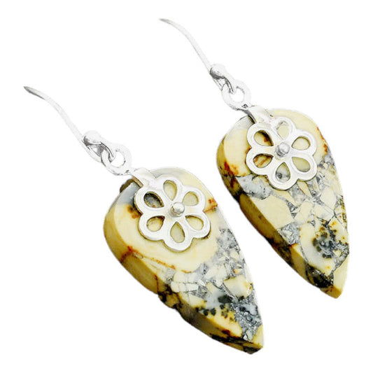 Natural Maligano Jasper - Indonesia Earrings E-1137 SDE86500